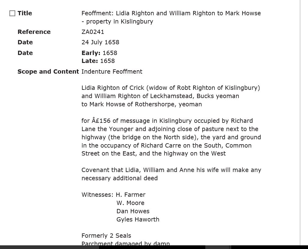 northamptonshioreRecord-RichardLaneYounger-1658