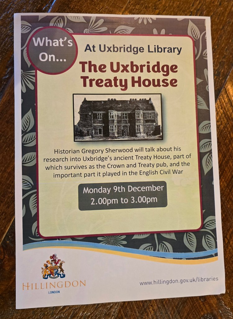 Save the Date! December Talk on the History of the Uxbridge Treaty&nbsp;House